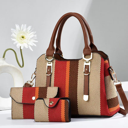 New Canvas Handbags Set