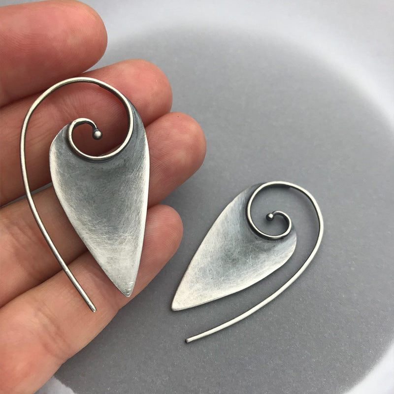 RETRO Geometric Triangle Metal Alloy Earrings