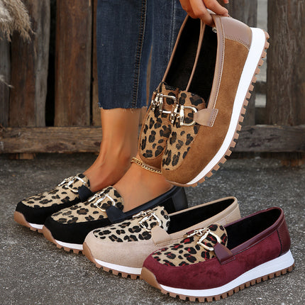 Fashion Women's Summer Metal Buckle Flat Shoes