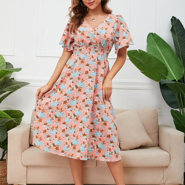 Chiffon Backless Bohemian Dress