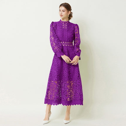 French Long Sleeves Dress