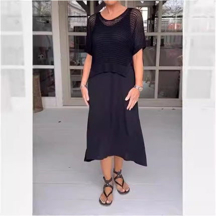 Ladies New Pure Knit Casual Suit