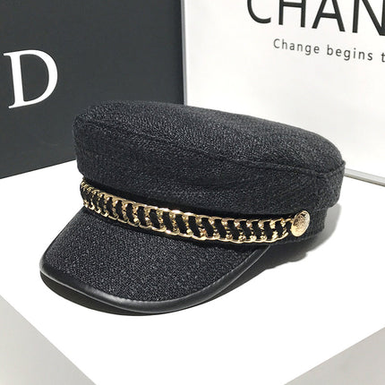 French Elegant Style Octagonal Cap