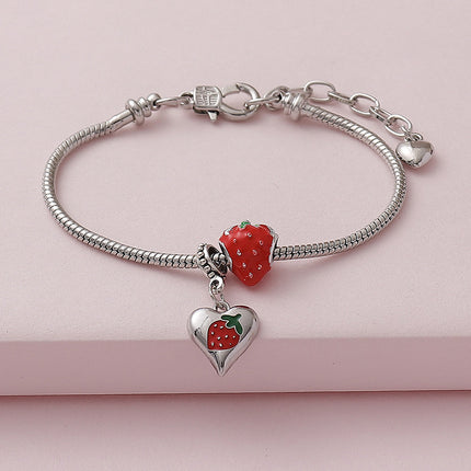 Sweet Cute Love Strawberry Bracelet