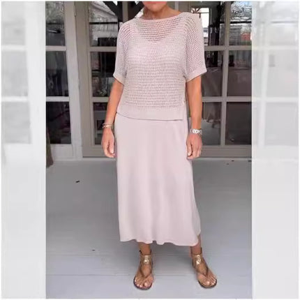 Ladies New Pure Knit Casual Suit