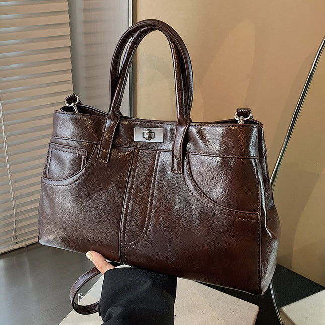 Retro Medium-capacity Shoulder Messenger Bag