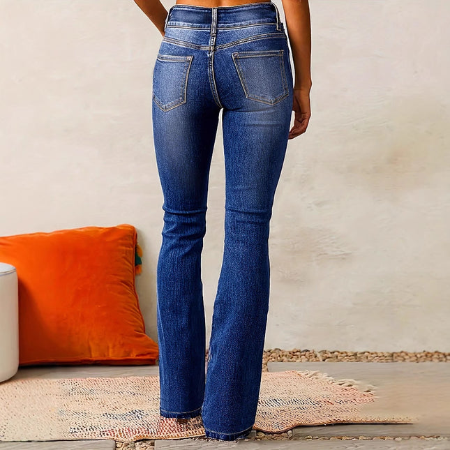 Washed Street Stretch Skinny Jeans