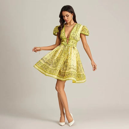 Vacation Style Short Dress