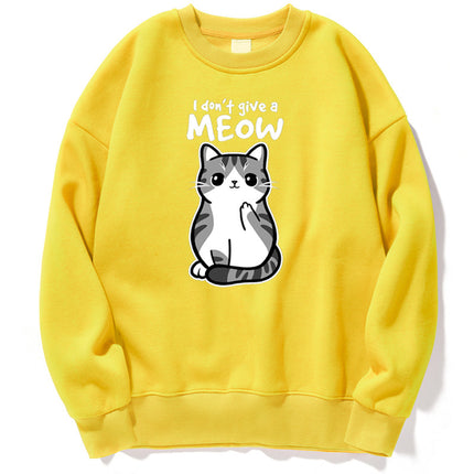 Cartoon Kitten Pattern Sweater