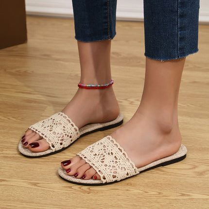 Lace Hollow Flat