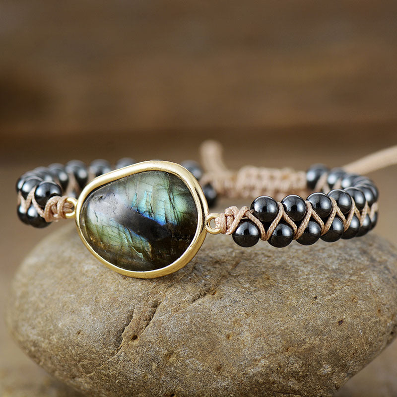 Double-layer Woven Bohemian Beaded Bracelet