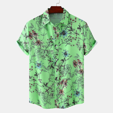 Floral Casual Short Sleeve Shirt