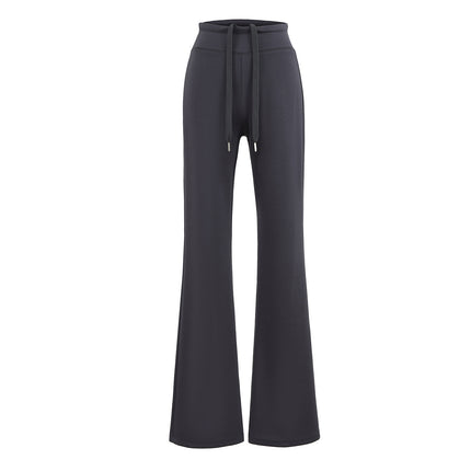 Vertical Bar Air Layer Drape Bootcut Trousers