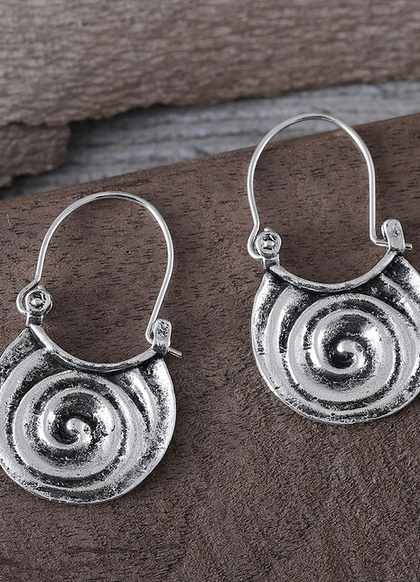 Aretes de Metal Gitano Geométricos