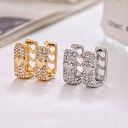 Hollow Love Ear Clip