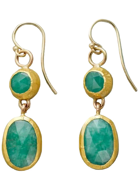 Sapphire Crystal Refined Earrings