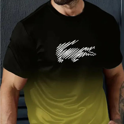 Casual 3D Printed Short Sleeve T-Shirt