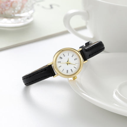 Simple And Compact Alloy Belt Watch