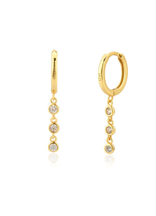 S925 Silver Zircon Stone Earrings