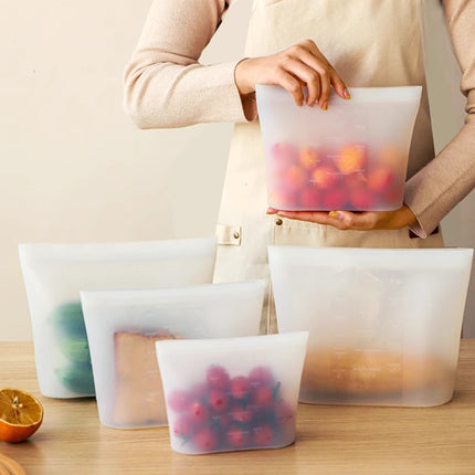 Reuseable Silicone Sealed Bags