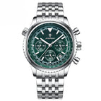 960 Silver Case Green Surface