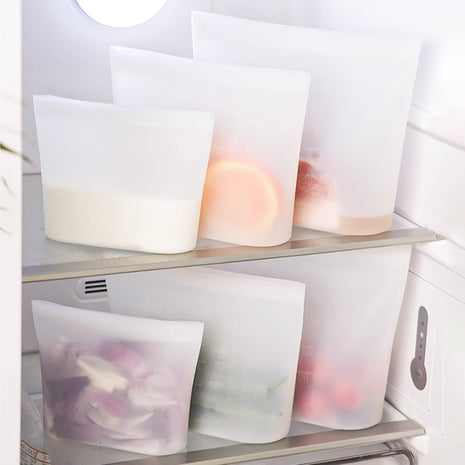 Reuseable Silicone Sealed Bags