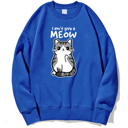Cartoon Kitten Pattern Sweater