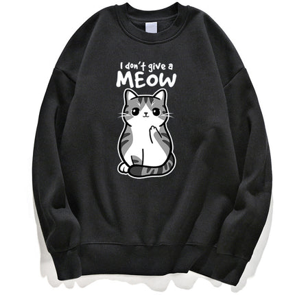 Cartoon Kitten Pattern Sweater