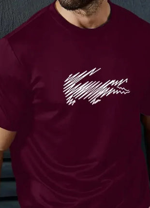 カジュアル3Dプリント半袖Tシャツ