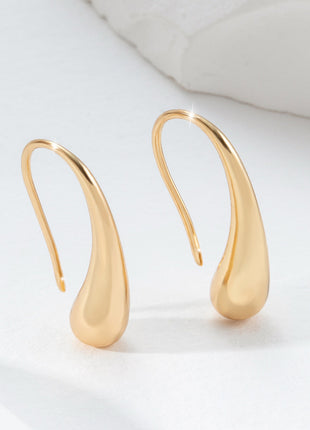 Metal Glossy Surface Earrings