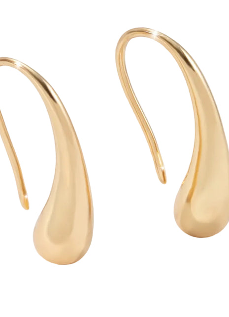Metal Glossy Surface Earrings