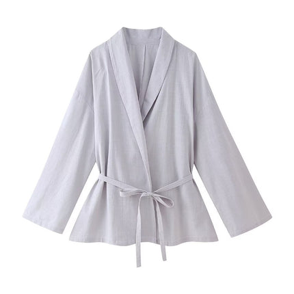 Japanese Double Breasted Kimono Coat