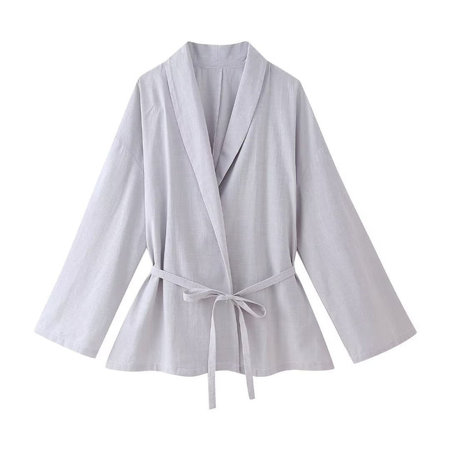 Japanese Double Breasted Kimono Coat
