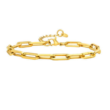 Pulsera Gruesa con Hebilla Cuadrada