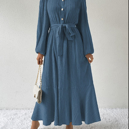 Graceful Personality Self-tie Dress