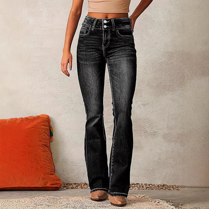 Washed Street Stretch Skinny Jeans