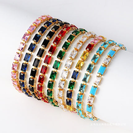 Electroplating Zircon Bracelet