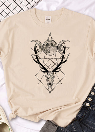 魔女トリプルムーンゴシックサンTシャツ