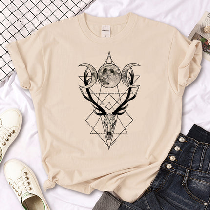 Witch Triple Moon Gothic Sun T-shirt