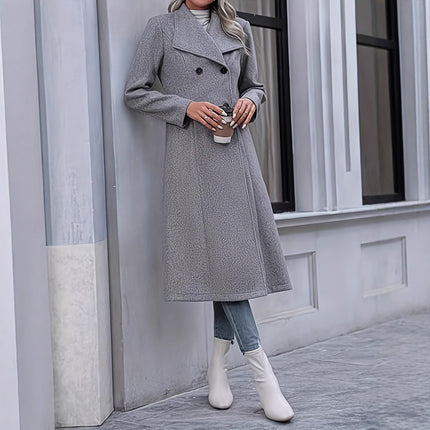 Temperamental Over knee Thickened Coat