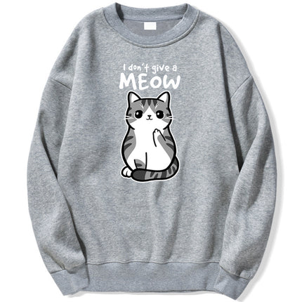 Cartoon Kitten Pattern Sweater