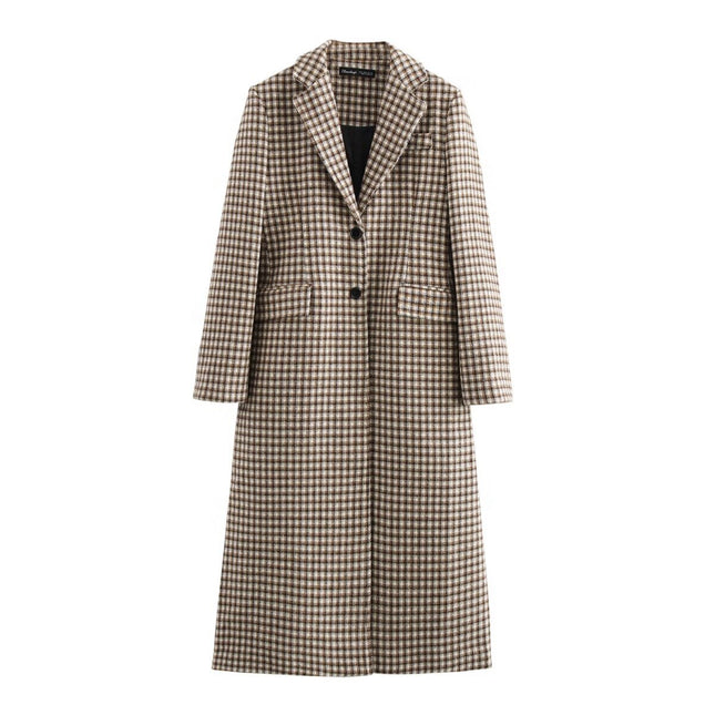 Single-breasted Overcoat Coat