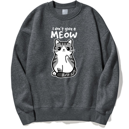 Cartoon Kitten Pattern Sweater