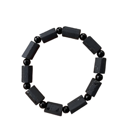 Natural Raw Gemstone Black Tourmaline Bracelet