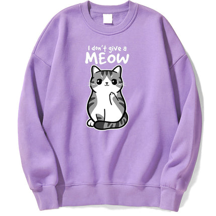 Cartoon Kitten Pattern Sweater