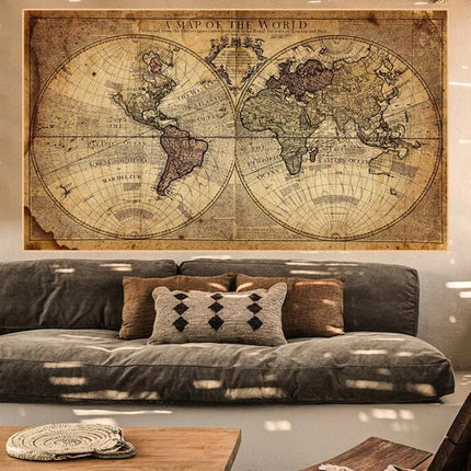 A Map of the World 100 x 150 cm