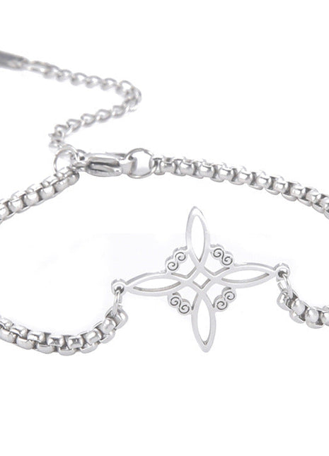Knot S-Shaped Stainless Steel Bracelet – Gold & Silver Jewelry