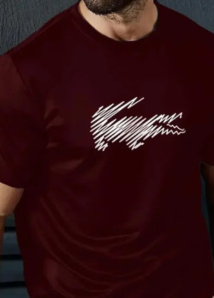 カジュアル3Dプリント半袖Tシャツ