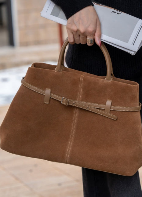 High-grade Suede Frosted Handbag