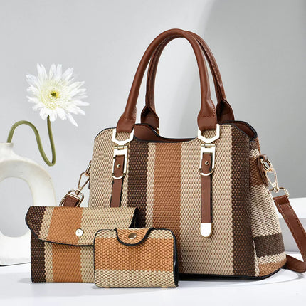 New Canvas Handbags Set